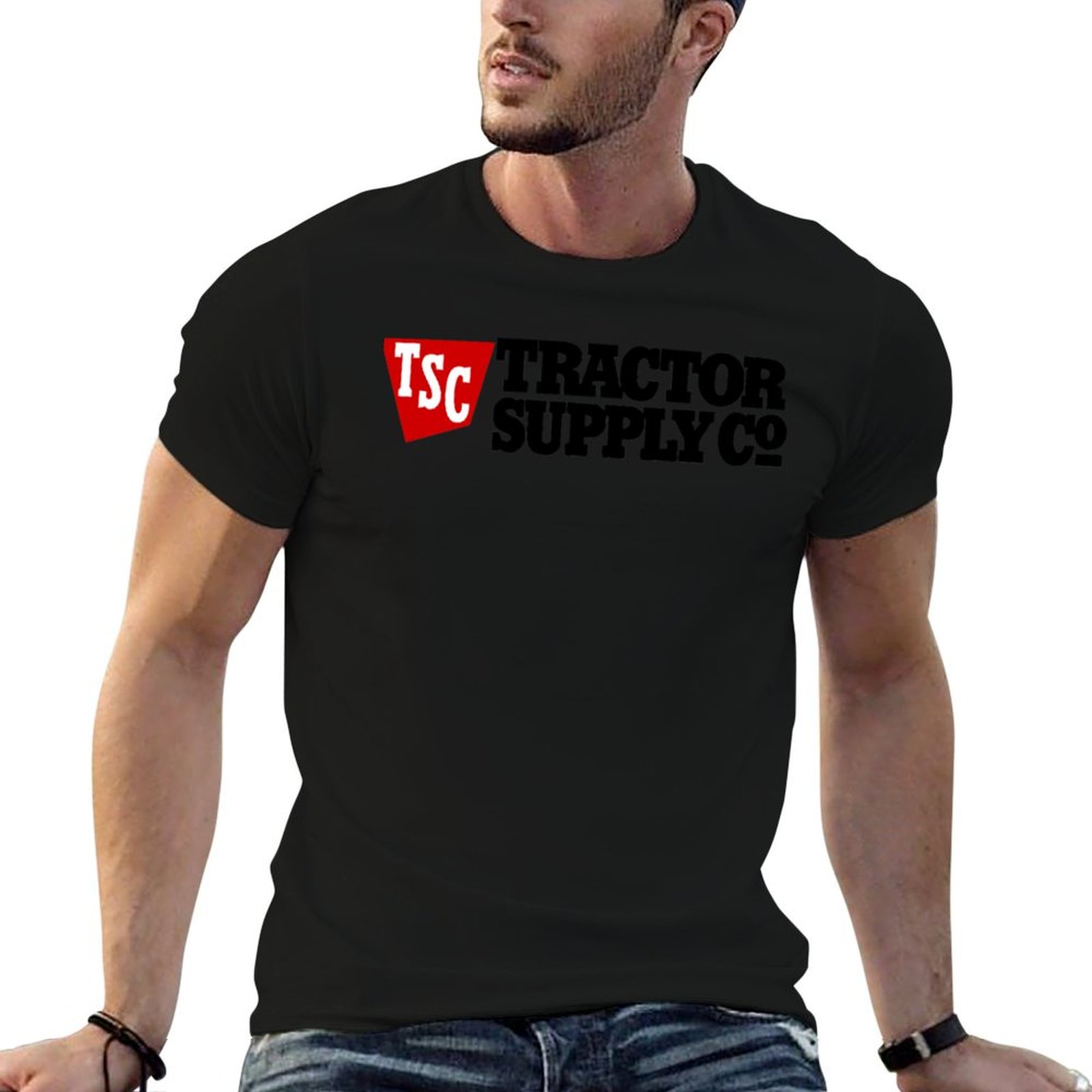 Anime Merchandise For Men - Tractor Supply TSC 로고 상품 티셔츠