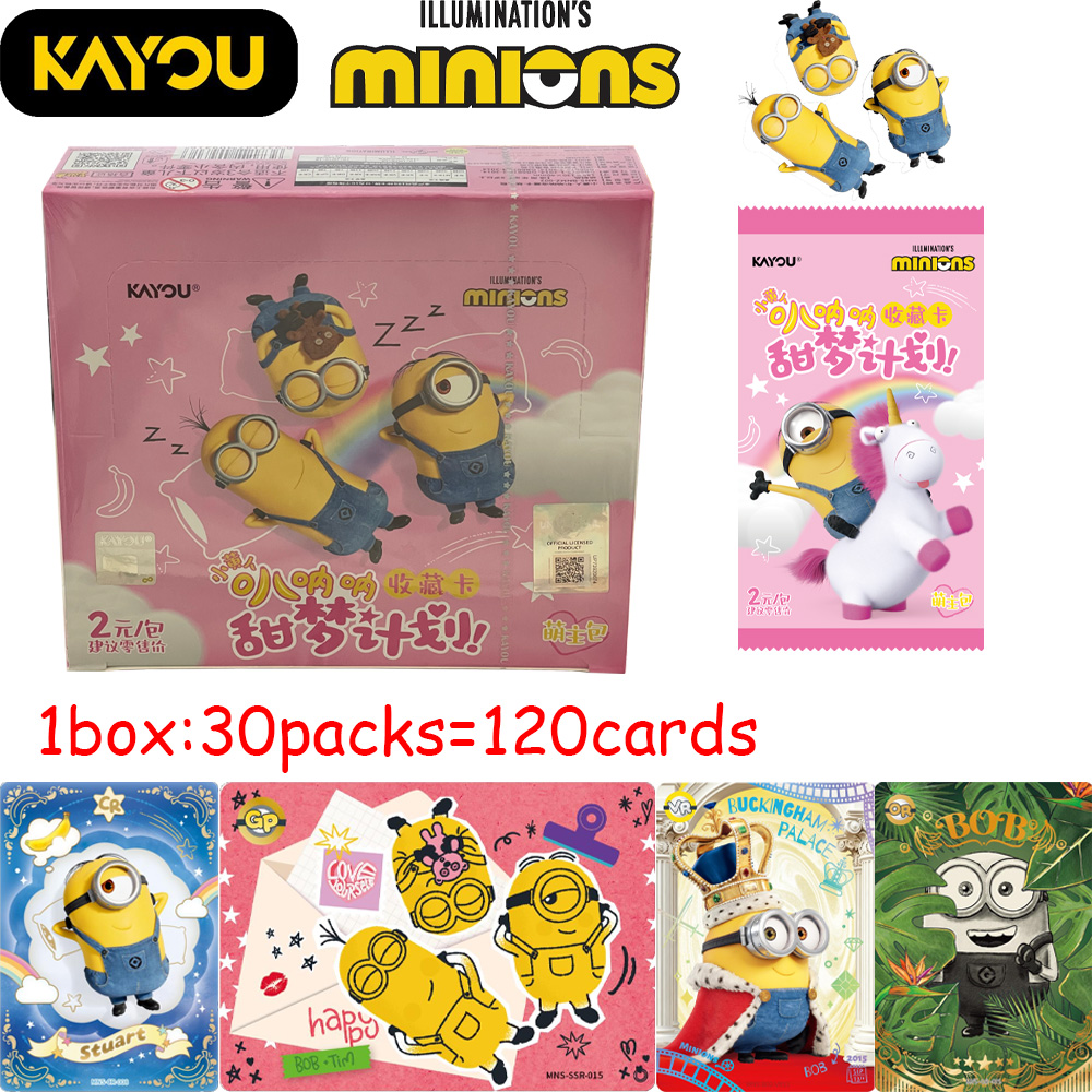 Official Merchandise Anime - 새로운 KAYOU 미니언즈 수집용 트레이딩 카드