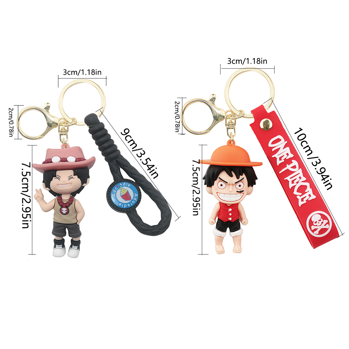 29가지 스타일 원피스 피규어 인형 열쇠고리 펜던트 루 - Zoro Anime Merchandise 리뷰 및 가격