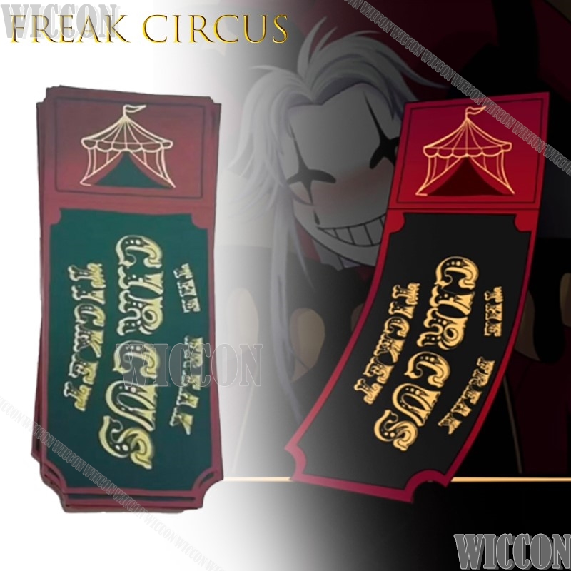 프릭 서커스 티켓 카드 레드 그린 핑크 애니메이션 수집 - Anime Merchandise Women 리뷰 및 가격