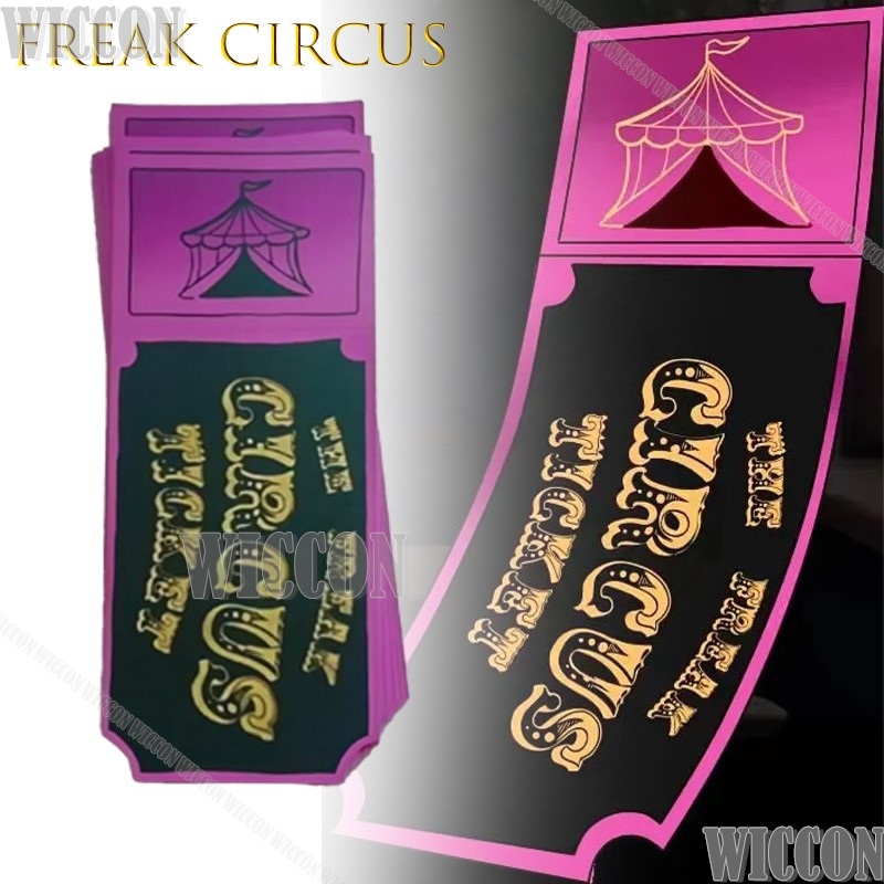 프릭 서커스 티켓 카드 레드 그린 핑크 애니메이션 수집 - Anime Merchandise Women 리뷰 및 가격