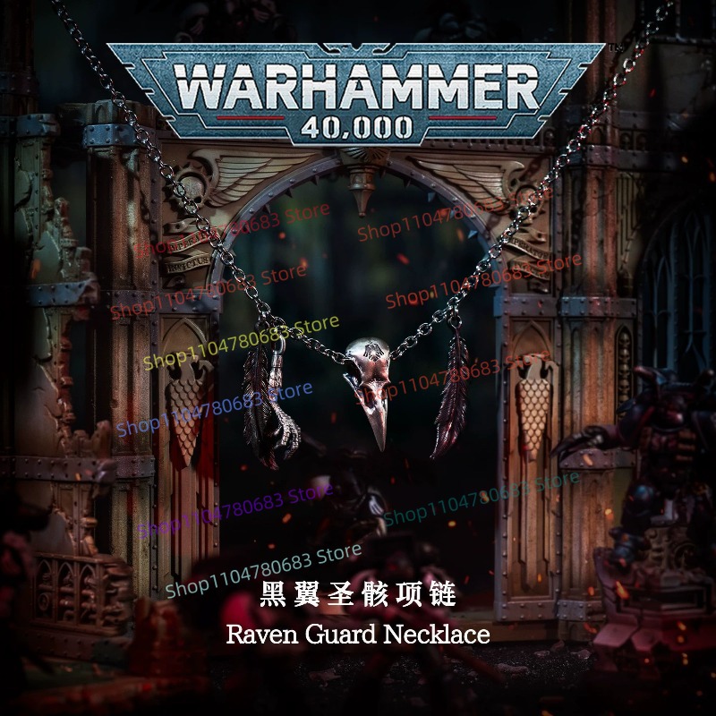 40K 레이븐 가드 목걸이, 레트로 의류 장식품, 남성 - Anime Merchandise For Men 리뷰 및 가격