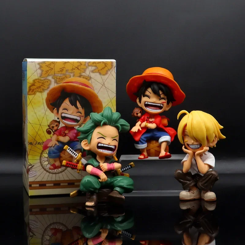 13cm 애니메이션 원피스 액션 피규어 Q 버전 앉아있 - Zoro Anime Merchandise 리뷰 및 가격